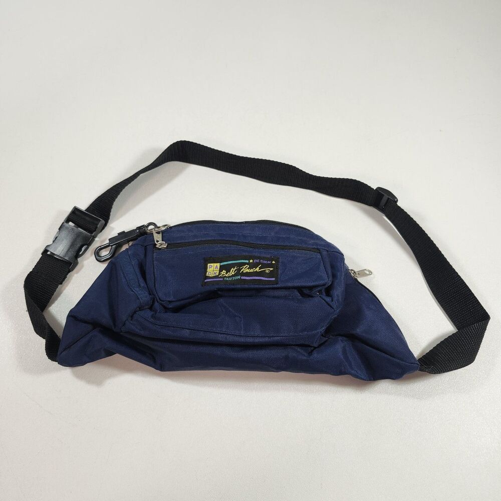 Sutton Design Fanny Pack Belt Pouch 1990's Y2K 2000s Vintage New Waist Bag